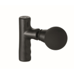 Pistolet de massage avec 2 vitesses et batterie 1200mAh dans une housse couleur noir