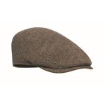 Casquette plate en polyester avec boucle métallique 335 g/m² couleur kaki