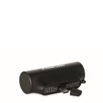 Batterie externe et support avec USB-C à charge rapide 5000 mAh couleur noir vue avec zone d'impression