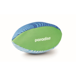 Ballon de rugby aquatique en néoprène avec aiguille incluse couleur multicolore vue principale
