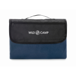 Couverture de pique-nique pliable RPET 150 g/m² résistante à l’eau couleur bleu vue principale