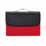 Couverture de pique-nique pliable RPET 150 g/m² résistante à l’eau couleur rouge