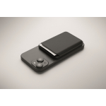 Porte-cartes magnétique en simili cuir PU pour 3 cartes couleur noir quatrième vue photographique