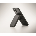 Porte-cartes magnétique en simili cuir PU pour 3 cartes couleur noir cinquième vue photographique