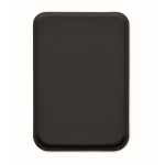 Porte-cartes magnétique en simili cuir PU pour 3 cartes couleur noir septième vue
