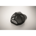 Casquette trucker 5 panneaux en coton et maille 250 g/m² couleur gris foncé sixième vue photographique