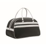 Sac de sport vintage classique en cuir synthétique 21,5L couleur noir
