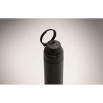 Gourde anti-fuite à double paroi en acier inox recyclé 500 ml couleur noir vue thématique photographique
