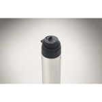 Bouteille en RPET avec paille 2 en 1 et anse anti-fuite 700 ml couleur bleu marine cinquième vue photographique