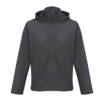 Veste softshell en polyester recyclé avec capuche SOL'S couleur noir