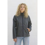 Veste softshell femme à capuche avec doublure polaire SOL'S couleur gris foncé