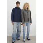 Veste softshell femme à capuche avec doublure polaire SOL'S couleur gris foncé