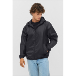 Veste coupe-vent en polyester 190T avec capuche SOL'S couleur noir