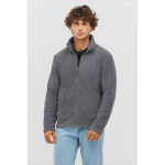 Veste micropolaire unisexe avec fermeture éclair et poches SOL'S couleur gris chiné