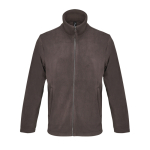 Veste micropolaire unisexe avec fermeture éclair et poches SOL'S couleur marron foncé quatrième vue