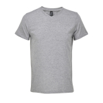 T-shirt unisexe en coton semi-peigné col V SOL'S couleur gris chiné