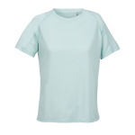 T-shirt respirant pour femme en polyester recyclé SOL'S couleur bleu délavé deuxième vue