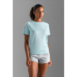 T-shirt respirant pour femme en polyester recyclé SOL'S couleur bleu délavé