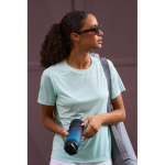 T-shirt respirant pour femme en polyester recyclé SOL'S couleur bleu délavé