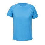 T-shirt respirant pour femme en polyester recyclé SOL'S couleur cyan