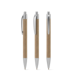 Stylo en carton écologique avec encre bleue diverses couleurs