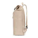 Sac à dos roll-top avec fermeture supérieure et poches 17L 380 g/m² couleur naturel quatrième vue