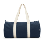 Sac de sport écologique avec poche intérieure 24L 380 g/m2 couleur bleu première vue