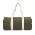 Sac de sport écologique avec poche intérieure 24L 380 g/m2 couleur vert foncé première vue