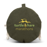 Sac de sport écologique avec poche intérieure 24L 380 g/m2 couleur vert foncé image avec logo