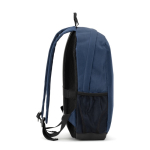 Sac à dos écologique pour PC avec panneau dorsal en maille 15” couleur bleu troisième vue