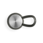 Gourde écologique translucide brillante avec bouchon hermétique 590 ml couleur noir