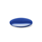 Miroir rond en aluminium double face avec fermeture magnétique couleur bleu roi