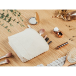 Miroir rond en aluminium double face avec fermeture magnétique vue d'ambiance