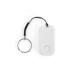 Localisateur porte-clés en plastique recyclé avec Bluetooth 25 m couleur blanc première vue