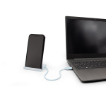 Hub USB avec 4 ports et support pour téléphone couleur multicolore troisième vue