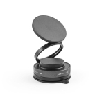 Support magnétique pour téléphone avec rotation à 360° et ventouse couleur noir première vue