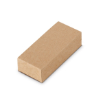 Lampe torche rechargeable en aluminium recyclé LED 10 W de 500 lumens couleur noir avec boîte