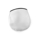 Pare-soleil de voiture en polyester avec deux zones rondes Ø65 cm couleur gris avec housse