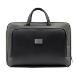 Malette pour ordinateur portable avec anses courtes et longues BrandCharger 16'' couleur noir avec zone d'impression