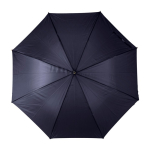 Parapluie de golf automatique avec manche droit en bambou Ø 102 cm couleur bleu foncé première vue
