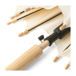 Parapluie de golf automatique avec manche droit en bambou Ø 102 cm septième vue