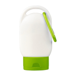 Lotion solaire avec mousqueton et bouchon coloré SPF30 30 ml couleur vert pomme première vue