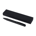 Stylo à bille rotatif en laiton avec clip métallique, encre bleue première vue