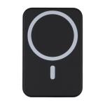 Batterie externe magnétique MagSafe à charge sans fil 5 000 mAh couleur noir première vue