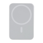 Batterie externe magnétique MagSafe à charge sans fil 5 000 mAh couleur blanc première vue