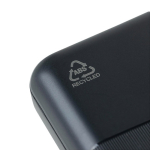 Batterie externe en plastique recyclé avec charge rapide 20 000 mAh troisième vue