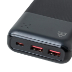 Batterie externe en plastique recyclé avec charge rapide 20 000 mAh cinquième vue