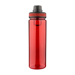 Gourde de sport avec anse et bouchon à vis, capacité 750 ml couleur rouge première vue