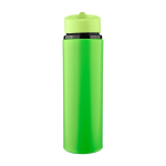 Bidon en plastique avec embout rabattable et paille interne 500 ml couleur vert clair première vue