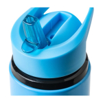 Bidon en plastique avec embout rabattable et paille interne 500 ml dixième vue